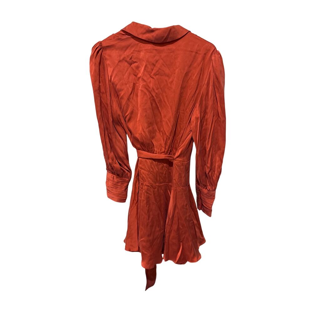 ZIMMERMANN Silk Wrap Mini Dress Size 8 New with Tags‎ - Picture 11 of 12